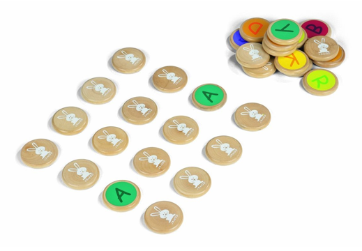 Memory mit Buchstaben als Symbole - herztönchen - Gemeinsam Musik machen.